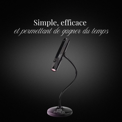 Lampe Flash UV DIVA EXPRESS pour durcissement rapide du gel et des capsules, Lampe LED UV avec col flexible pour application précise de faux ongles et nail art, Lampe manucure compacte pour polymérisation flash des ongles professionnels