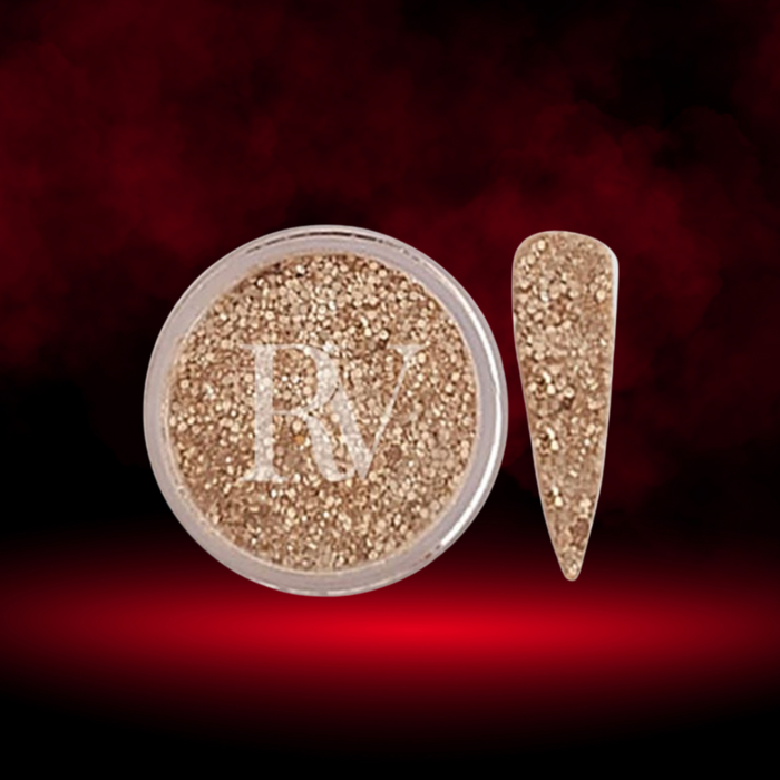 Poudre acrylique, Or, paillettes, Poudre, Résine et poudre, pose d'ongles, renforcement d'ongles