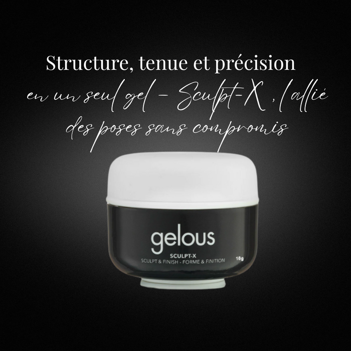 Gelous Sculpt-X, gel de construction,  Gelous, Fanair Cosmétique, produits Québécois